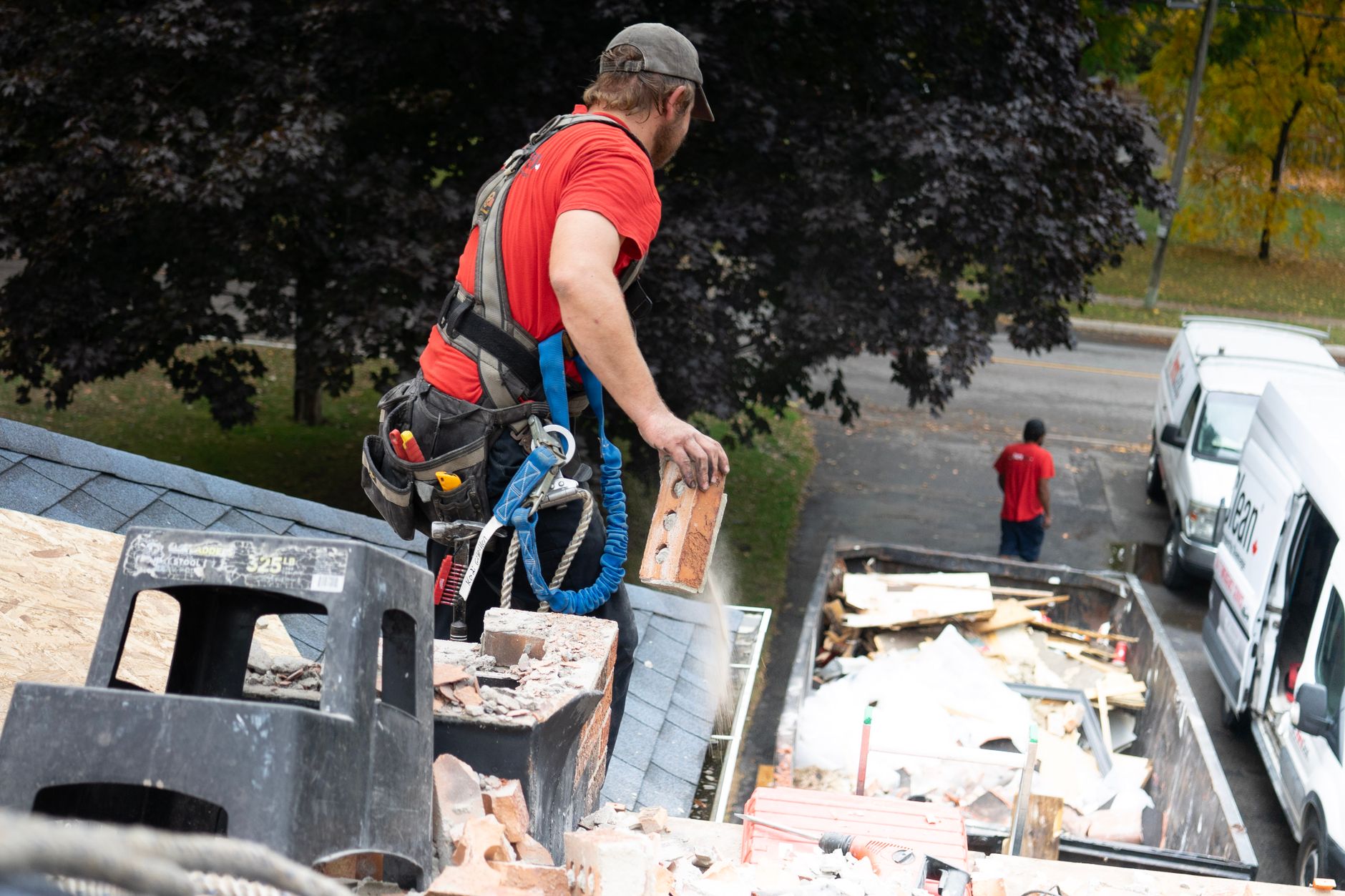 Construction debris removal